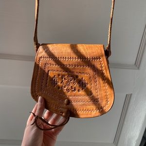 Leather purse from Morocco!